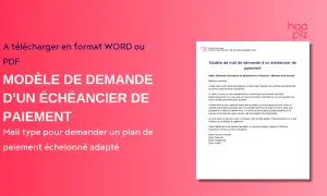 Modèle de lettre pour demander un échéancier au Trésor Public. Ce document propose un plan de paiement adapté pour régler une facture.