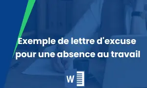 Main d'une personne écrivant une lettre d'excuse pour une absence au travail.
