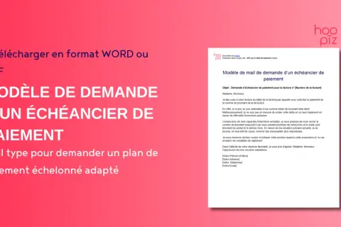 Modèle de lettre pour demander un échéancier au Trésor Public. Ce document propose un plan de paiement adapté pour régler une facture.