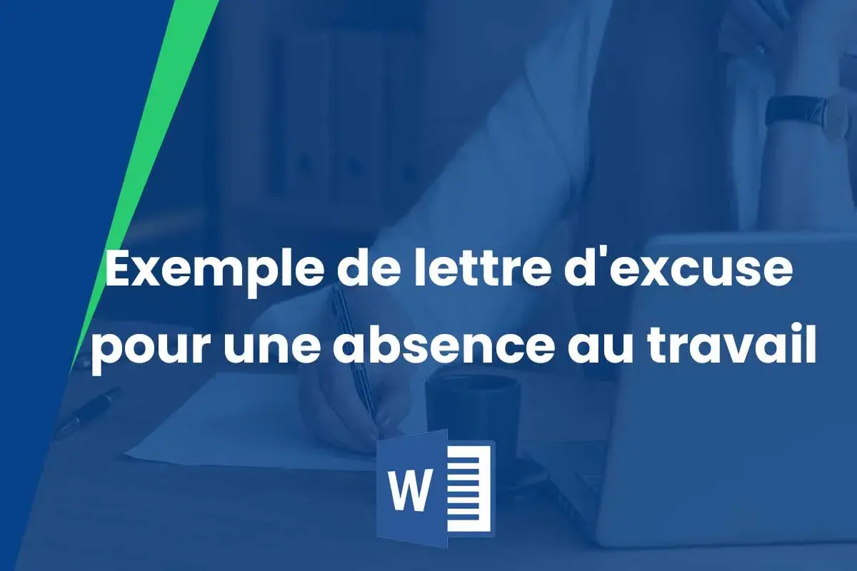 Main d'une personne écrivant une lettre d'excuse pour une absence au travail.
